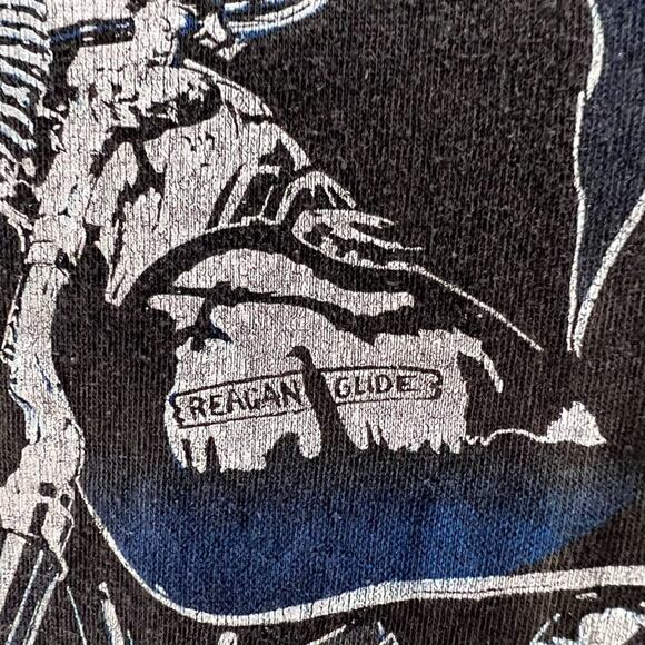 Vintage Miller Harley Davidson Ronald Reagan Sleeveless T Shirt Size Medium - Picture 3 of 7